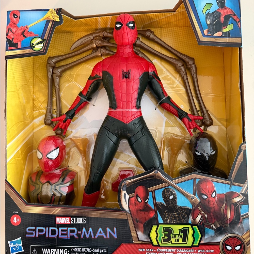 Hasbro Spider-Man Figure with Red and Black Suit